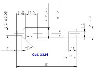 ST 118 PUMP SHAFT