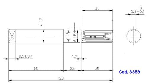 ST 174 PUMP SHAFT