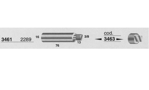 ANODE 3/8 Gas CAT. 2289 SERIES