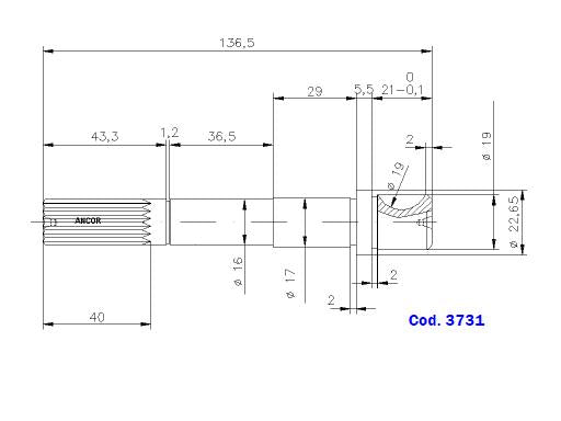 ALBERO POMPA ST 151