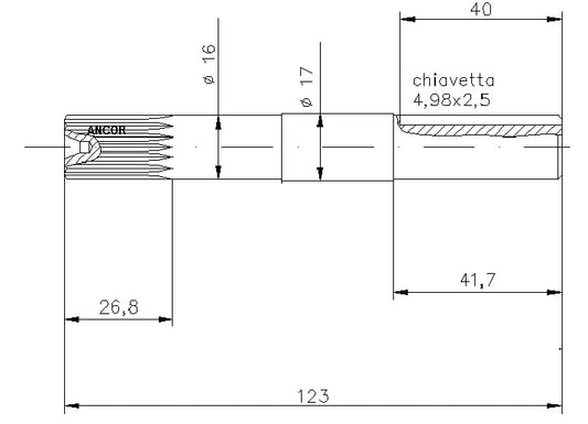 ALBERO POMPA ST 176