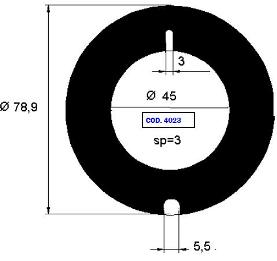 ANELLO RASAM 79x45x3