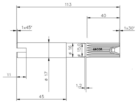 ALBERO POMPA ST 207