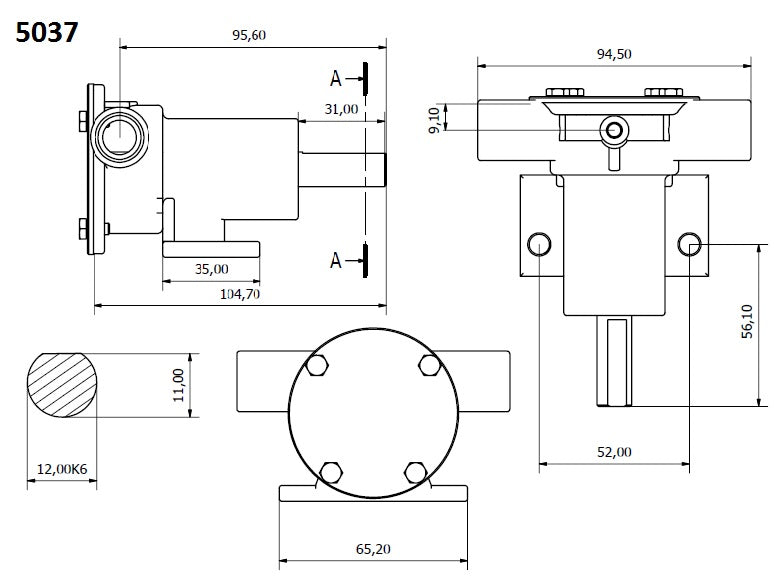 POMPA PM 15/T CON SUPPORTO