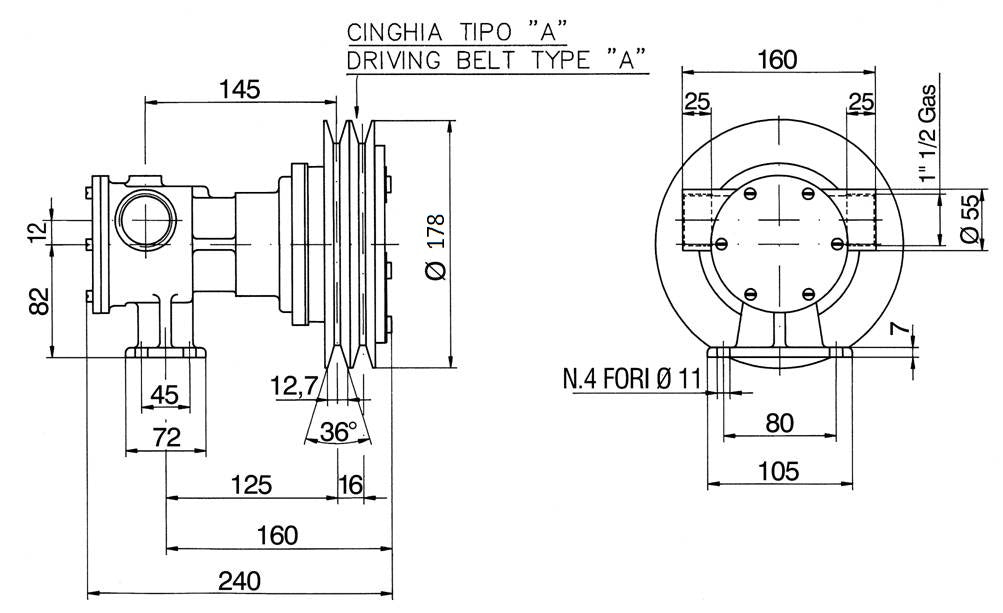 POMPA FRIZ.ELET.PM40EM-12 V D170