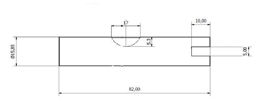 VOLVO PUMP SHAFT 10-32621-1