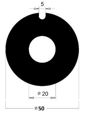 ANELLO RAS.50x20x1.5