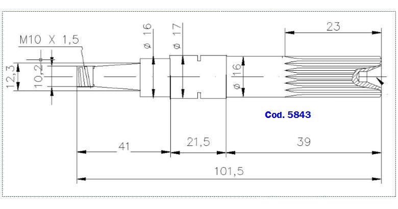 VOLVO 2040 PUMP SHAFT