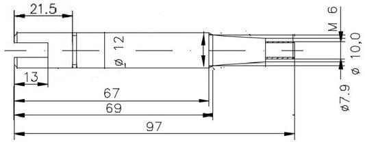 ST 139/T PUMP SHAFT