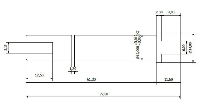 PUMP SHAFT WH-40401870