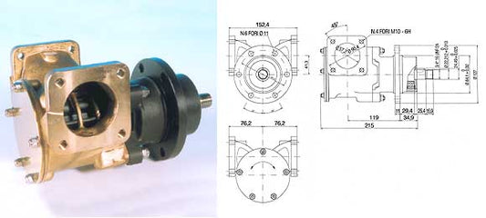 POMPA MFF57/CS PER MOTORE 1306