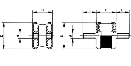 SUPP. AMS DD 50x30-M10 60IRHD