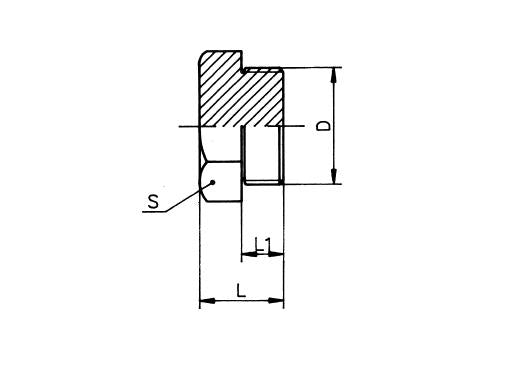 3/8 GAS CONICAL CAP