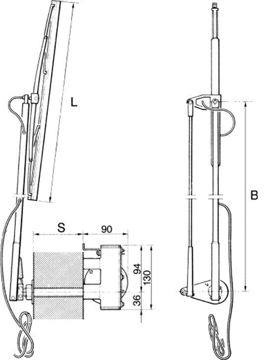 TERGI W600 12V CAN. 30mm UTILE